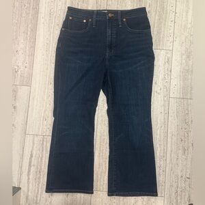 Madewell Dark Wash Bootcut Jeans Womens Size 30P Classic Denim Flare